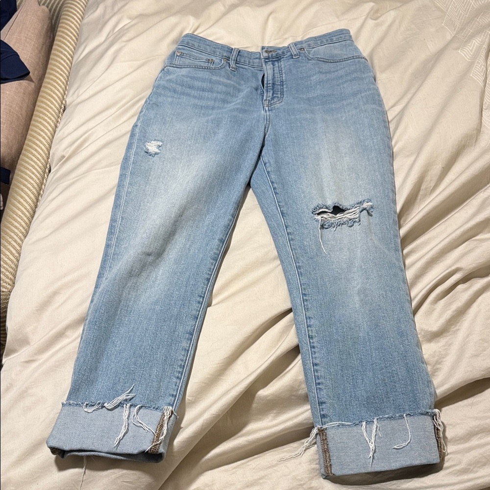 Madewell Size 29 Light Blue Distressed Women's Jeans